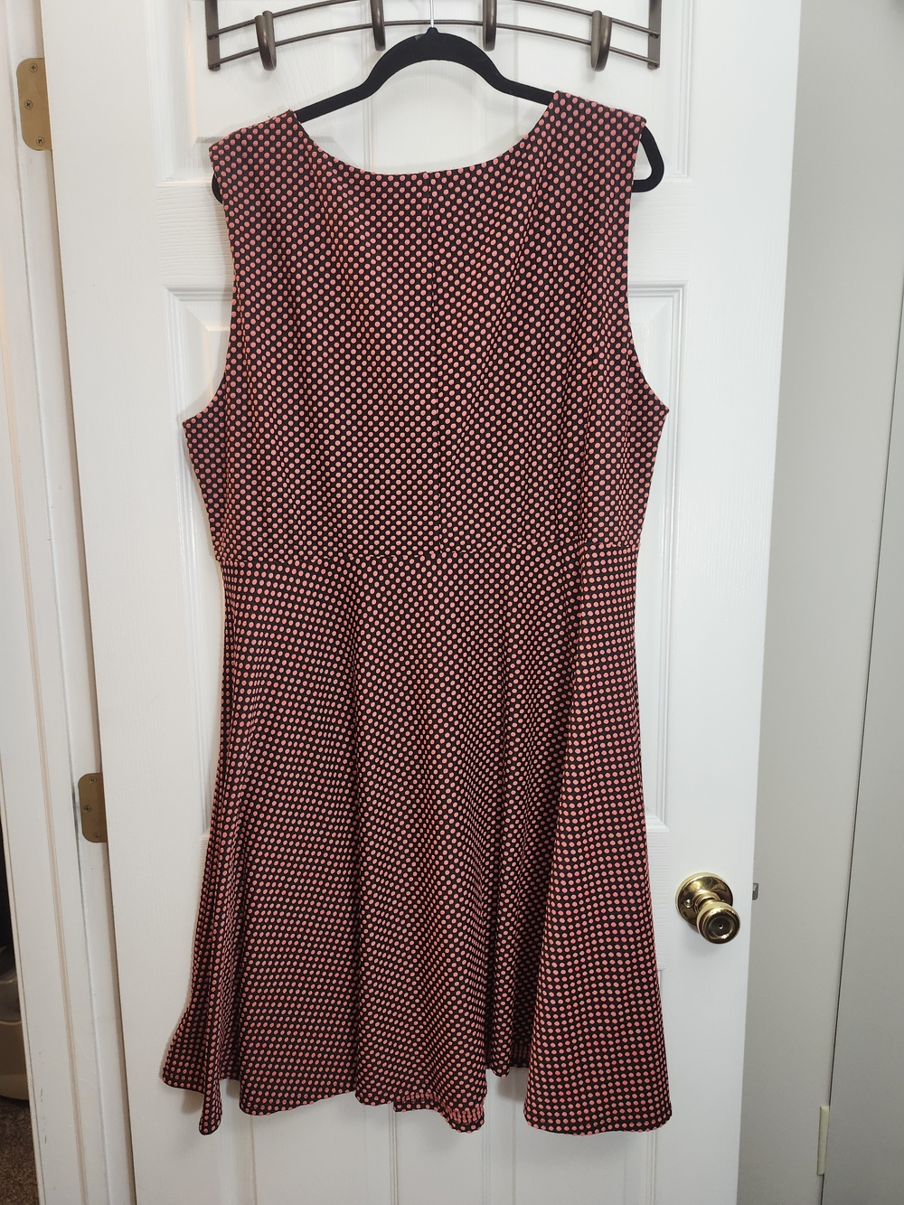 Torrid Red and White Polka Dot Midi Dress, Torrid 3 = 3X - Picture 2 of 6